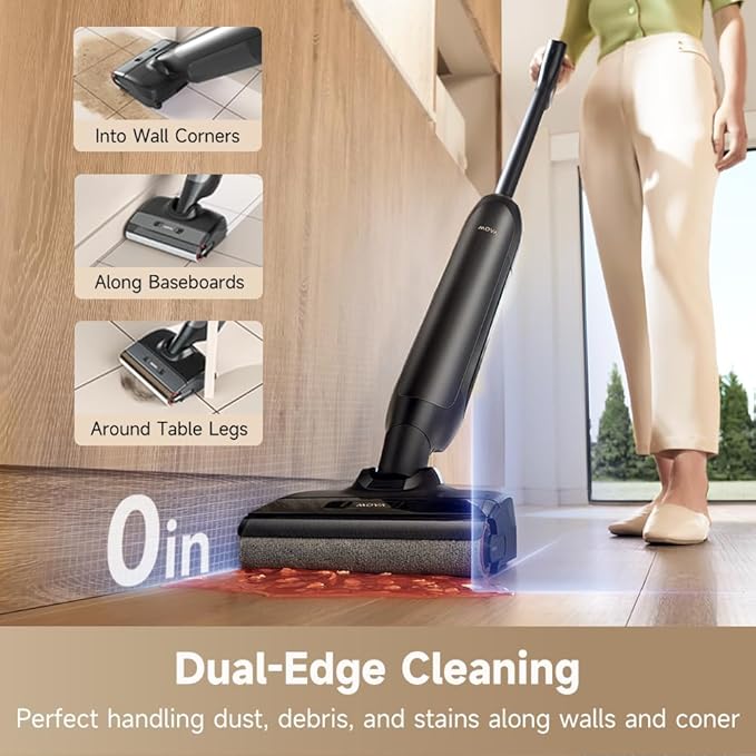 MOVA M10 Cordless Wet Dry Vacuum Cleaner 180° Lie-Flat Smart Vacuum Mop All in - Image 5