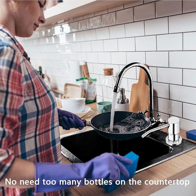 Soap Dispenser for Kitchen Sink, in Sink Soap Dispenser Pump, Say Goodbye to - Image 4
