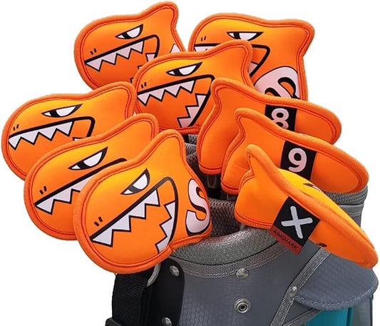 Palette Golf Iron Covers / 9pcs Set/Golf Head Covers/Golf Club Covers by AIMSHARK