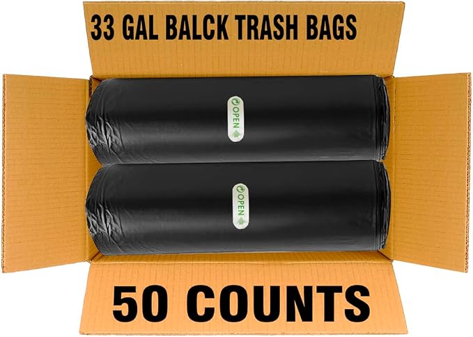 33 Gallon Trash Bags, Construction, Industrial, Janitorial - Image 4