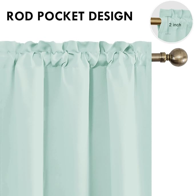 DWCN Blackout Curtains for Living Room Thermal Insulated, Energy Saving & Noise - Image 4