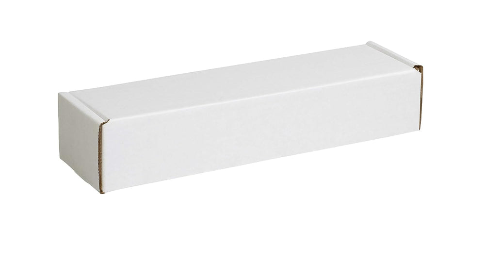 BOX USA White Literature Mailing Boxes, 14 1/8 x 8 3/4 x 2 Inches, Pack of 50...