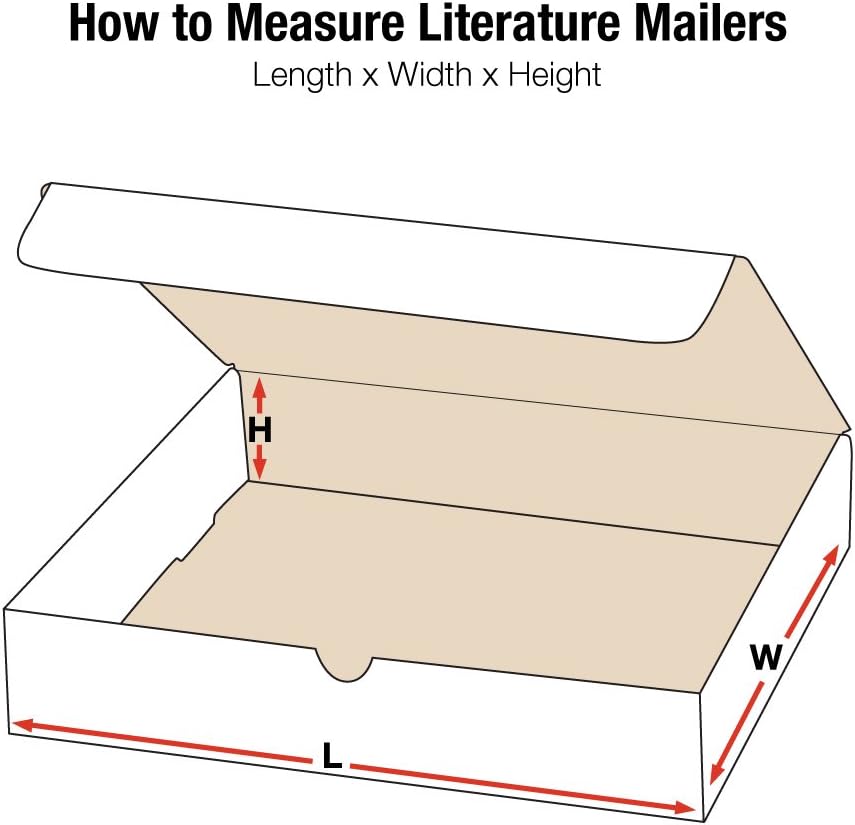 Box USA Mailer Boxes Medium 15 1/8"L x 11 1/8"W x 2"H 50-Pack ...