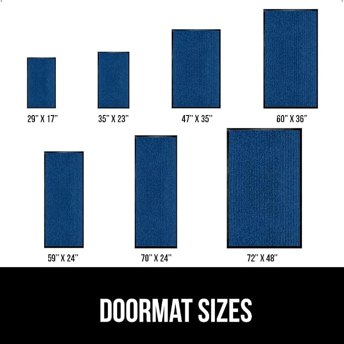 GORILLA GRIP Traffic Guard Door Mat, Heavy Duty Welcome Mats, Commercial Office - Image 6
