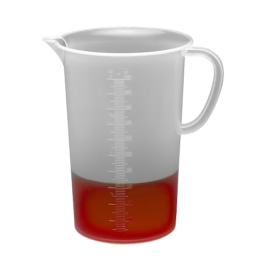 SP Bel-Art | F28992-0000 | Tall Form 2000ml Polypropylene Graduated Pitcher; by SPBel-Art