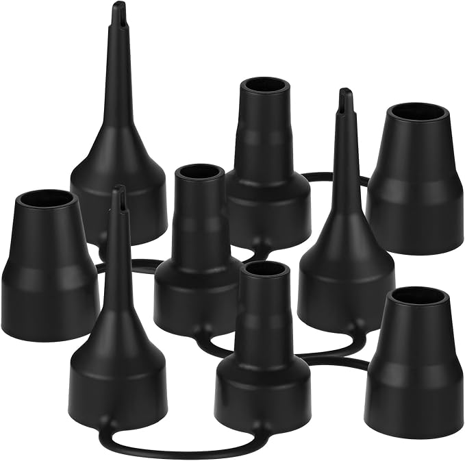 3 Sets Air Pump Nozzles Replacement Plastic Pump Nozzles 3 Sizes Inflatable by Unknown