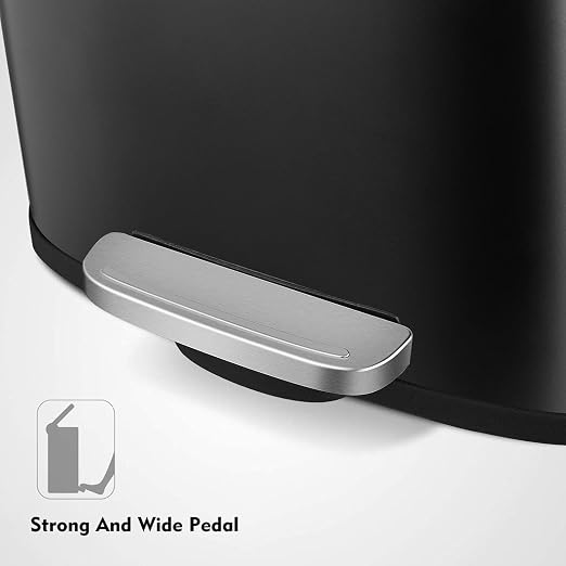 AthLike Trash Can, Stainless Steel Kitchen Garbage Can, Step Waste Bin - Image 4