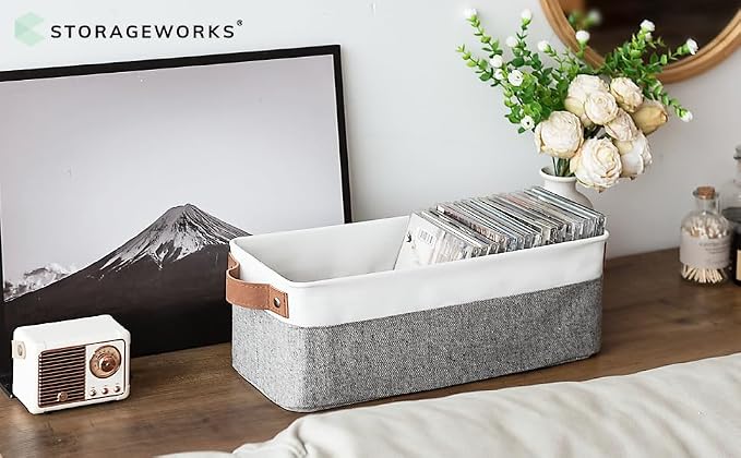 StorageWorks Narrow Storage Bins, Small Basket - Image 8