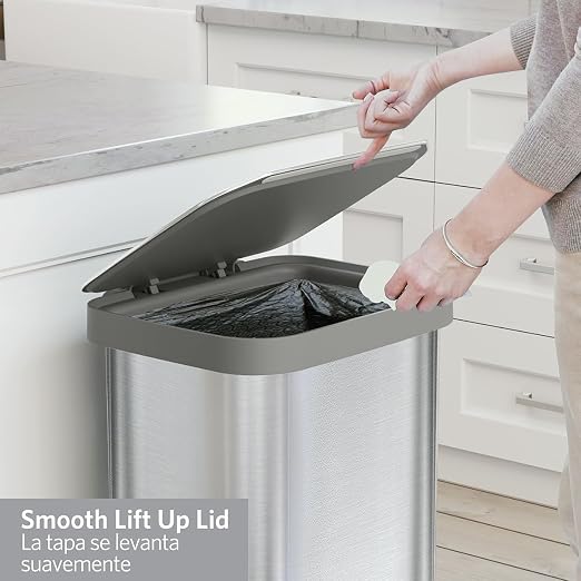 Glad Stainless Steel Step Trash Can, Series 2 - Image 11