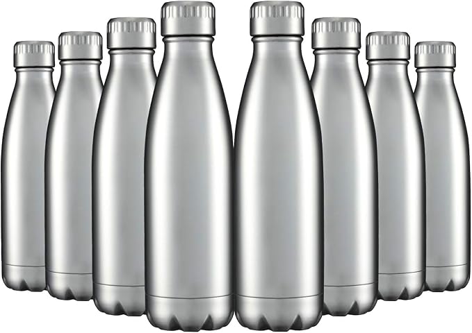 HASLE OUTFITTERS 17oz Stainless Steel Water Bottles Bulk, Vacuum Insulated by HASLEOUTFITTERS