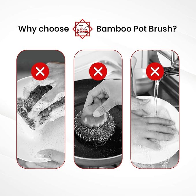 Bamboo Scrub Brush - Image 6
