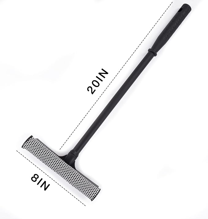 Matthew All Purpose Window Squeegee w/Premium Microfiber Cloth, Car Squeegee - Image 2