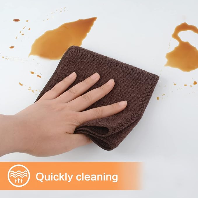 KinHwa Microfiber Dish Cloths for Washing Dishes Ultra Absorbent Dish Rags Fast - Image 7
