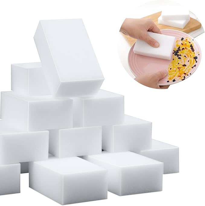 30 Pack Magic Sponge Eraser Extra Thick and Long Lasting Melamine Cleaning by SmilePowo