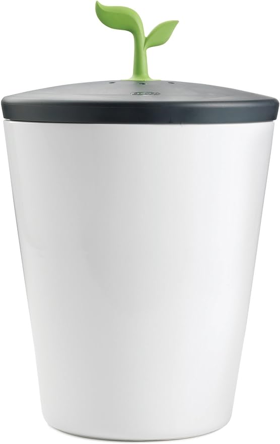 Chef'n 401-420-120 EcoCrock Counter Compost Bin Black and White 3.3 liter 1 by Chefn