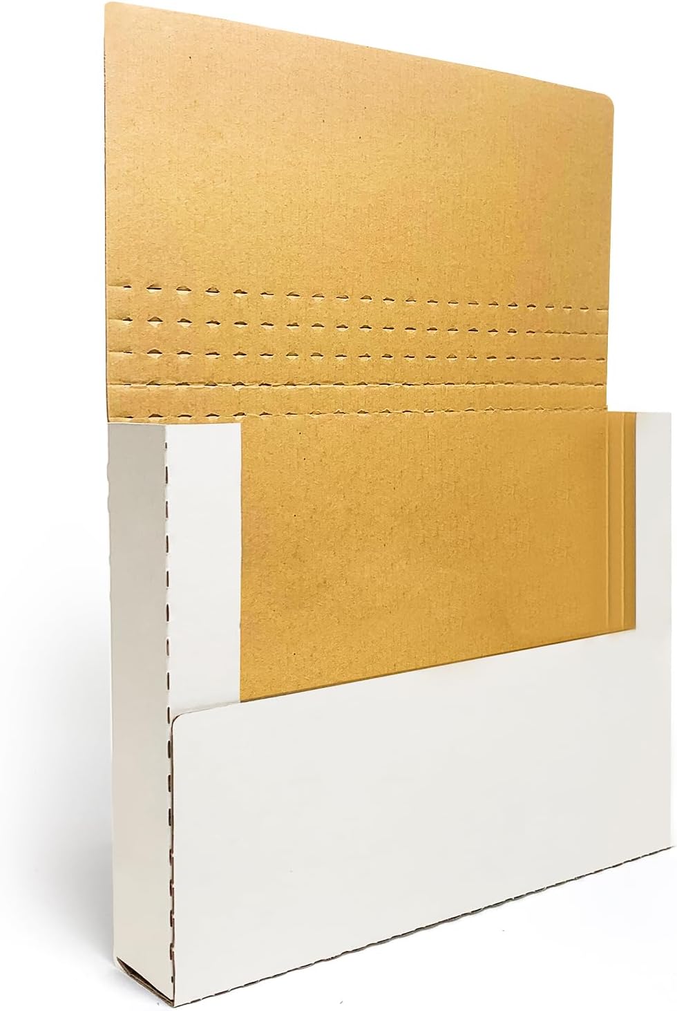 50 pack Letter Size Corrugated Mailer,11x8x2'',Height Adjustable