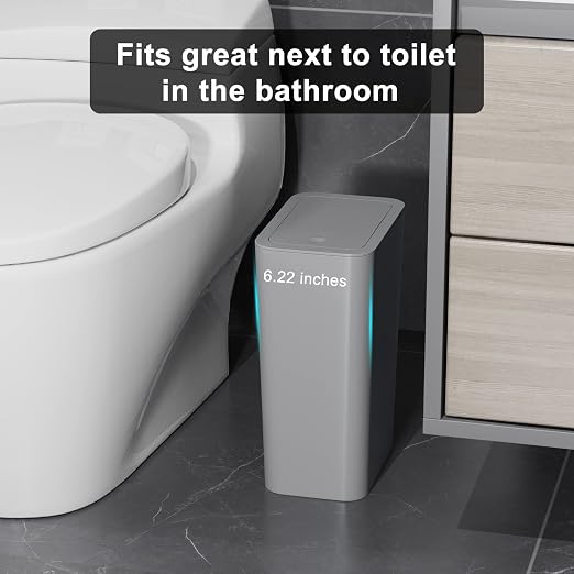 N. NETDOT Bathroom Trash Can - Image 2