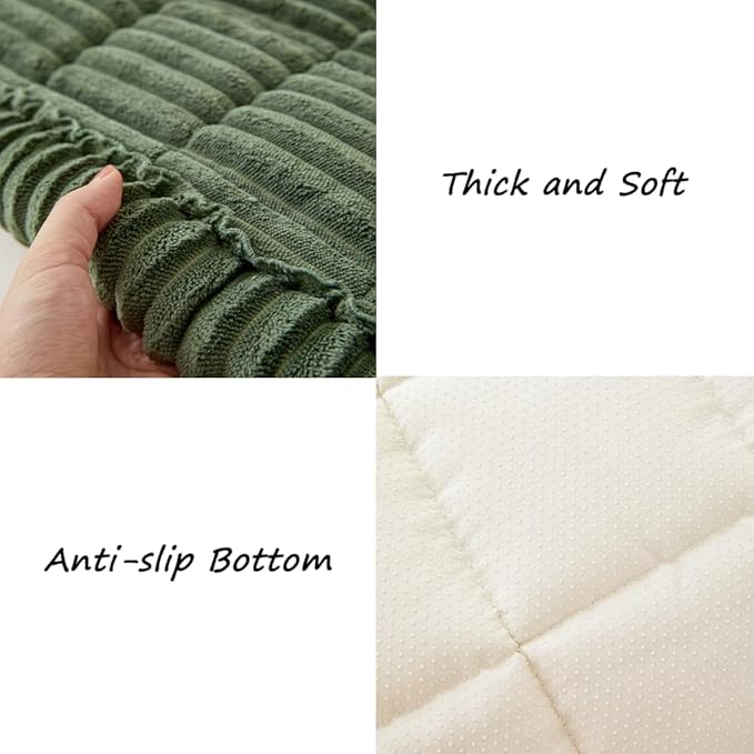 Couch Cover for Dogs Washable, Fuzzy Pet Couch Covers for 3 Cushion Sofa Pet - Image 5