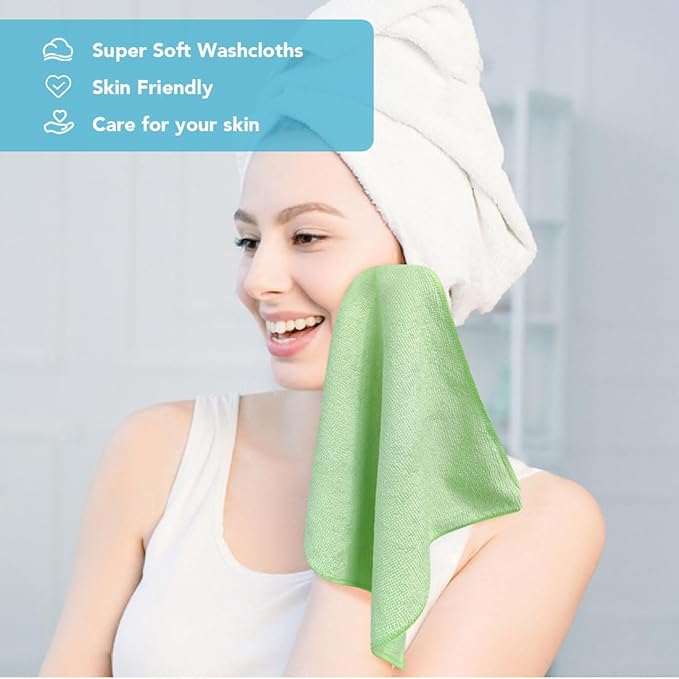 Orighty Wash Cloths Bulk Towels Set 200 Pack, Highly Absorbent and Soft Feel - Image 2