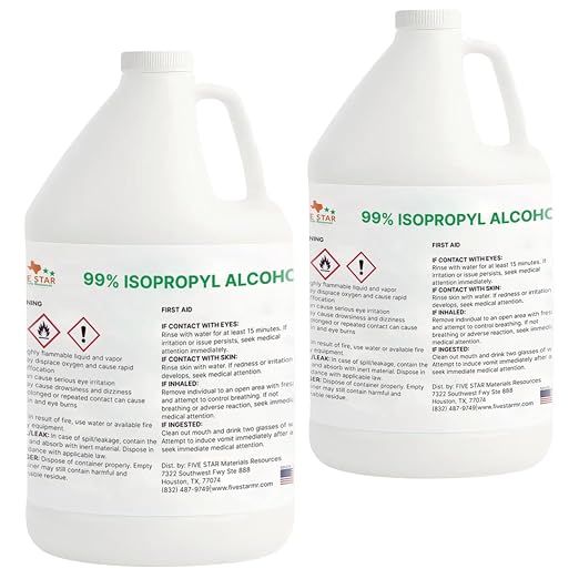 99% Pure Isopropyl Alcohol, 99 Percent IPA 1 Gallon, USP Grade, Made in The USA by Unknown