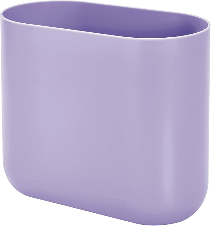 iDesign Small Oval Plastic Trash Ideal by iDesign