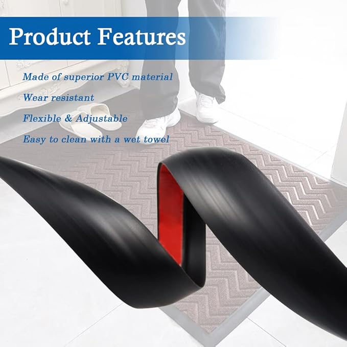 Floor Transition Strip Self Adhesive Carpet & Flooring Transitions Edging Trim - Image 3