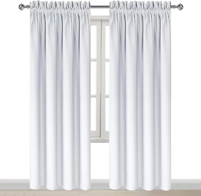 DWCN Blackout Curtains Room Darkening Thermal Insulated Bedroom Curtains Window - Image 9