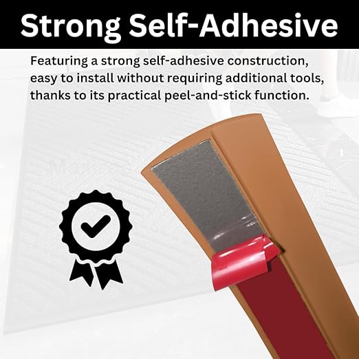 1/5 inch Height Floor Transition Strip, Self Adhesive Carpet Wood Tile Vinyl - Image 7
