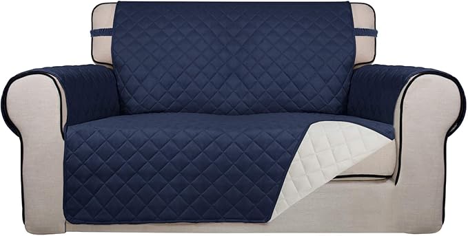 PureFit Reversible Quilted Sofa Cover, Water Resistant Medium Slipcover by PureFit