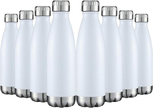 HASLE OUTFITTERS 17oz Stainless Steel Water Bottles Bulk, Vacuum Insulated by HASLEOUTFITTERS