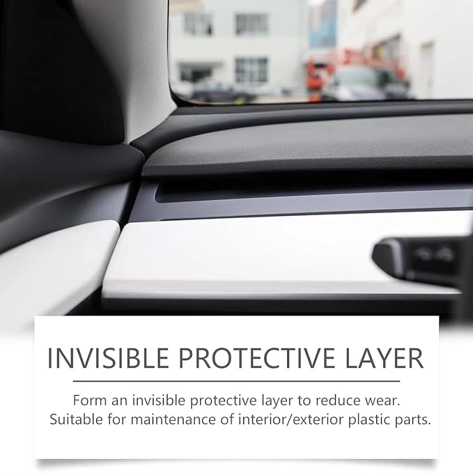 Plastic Restorer for Cars, Car Plastic Restorer Black, Restore The Luster of - Image 2