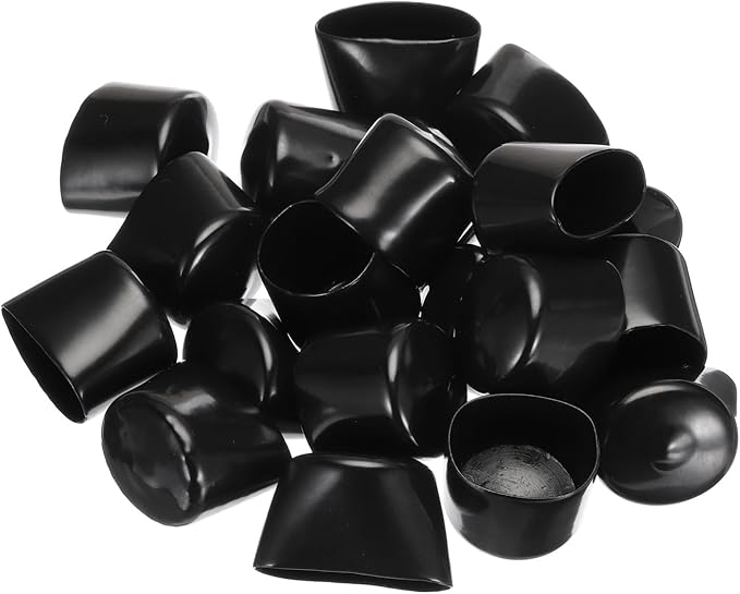 uxcell 20pcs Rubber End Caps 35mm ID Vinyl PVC Round Tube Bolt Cap Cover Screw - Image 4