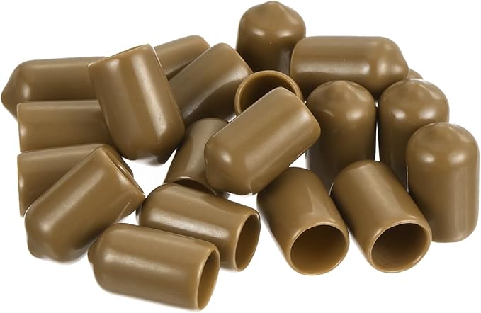 uxcell 20pcs Rubber End Caps 9mm ID Vinyl PVC Round Tube Bolt Cap Cover Screw - Image 4