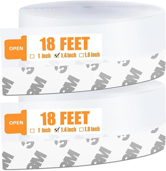 Bruiefpap 36 Ft Silicone Door Weather Stripping, Self-Adhesive Door Seal Strip by Bruiefpap