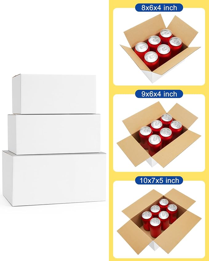 Assorted-Sizes-Shipping-Boxes-45-Pack: 8x6x4 & 9x6x4 & 10x7x5 - Image 2