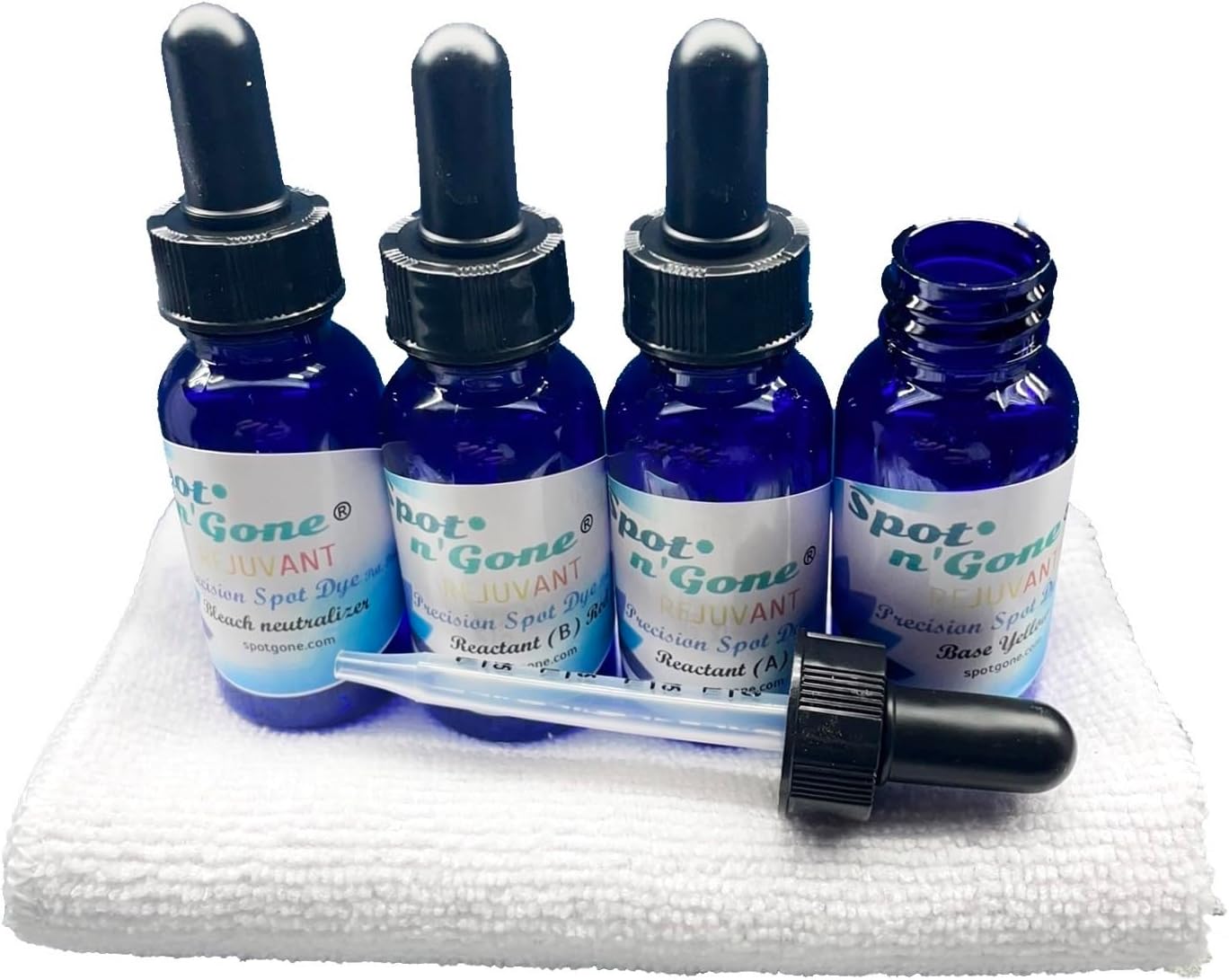 Bleachstain® Precision Carpet Spot Dye Kit | Bleach Stain Repair Kit | for Spots and Drips Smaller Than Pea Size | for All Medium Shades and Colors of Nylon and Wool Carpeting..