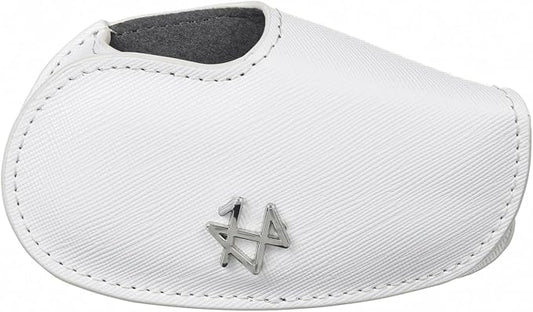 Golf Iron Covers 9pcs or 1pc Saffiano Leather Magnetic Club Headcover by EighteenH