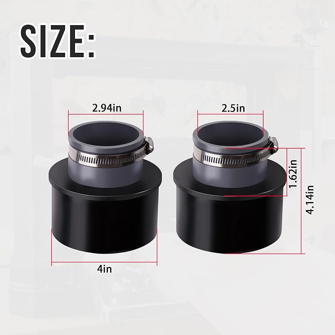 2.5'' Dust Collection Ports Port Compatible - Image 6