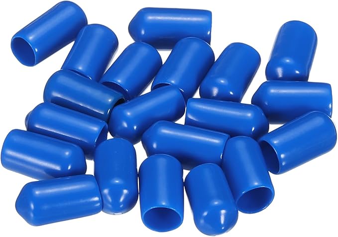 uxcell 20pcs Rubber End Caps 7.5mm ID Vinyl PVC Round Tube Bolt Cap Cover Screw - Image 4