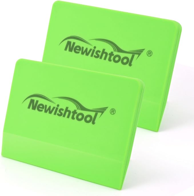 NEWISHTOOL Soft Silicone Squeegee, Small V-Blade Scraper - Image 8