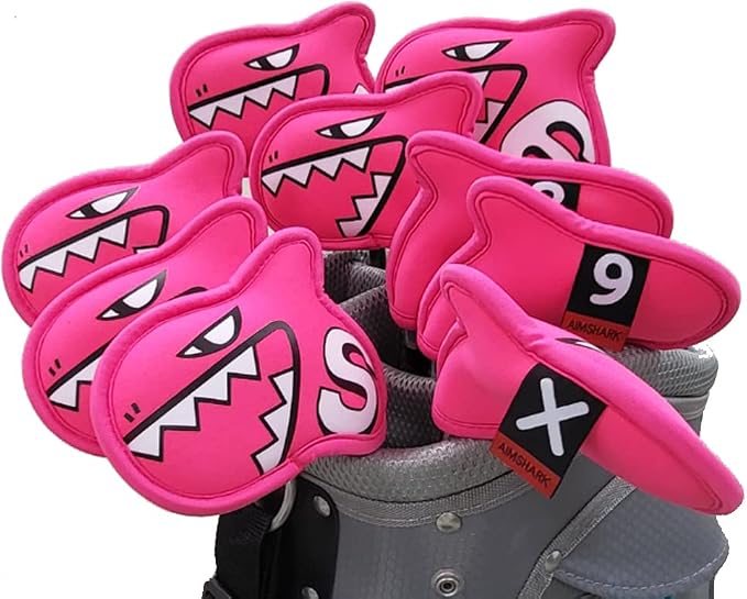 Palette Golf Iron Covers / 9pcs Set/Golf Head Covers/Golf Club Covers by AIMSHARK