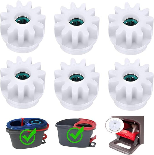 YWSH 6 Pack Spin Mop Bucket Gear Compatible by YWSHF