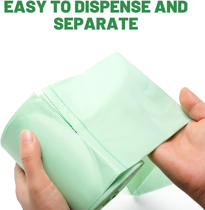4-6 Gallon Flap Tie Compostable Trash Bags, Kitchen Compost Bags, Sturdy - Image 4