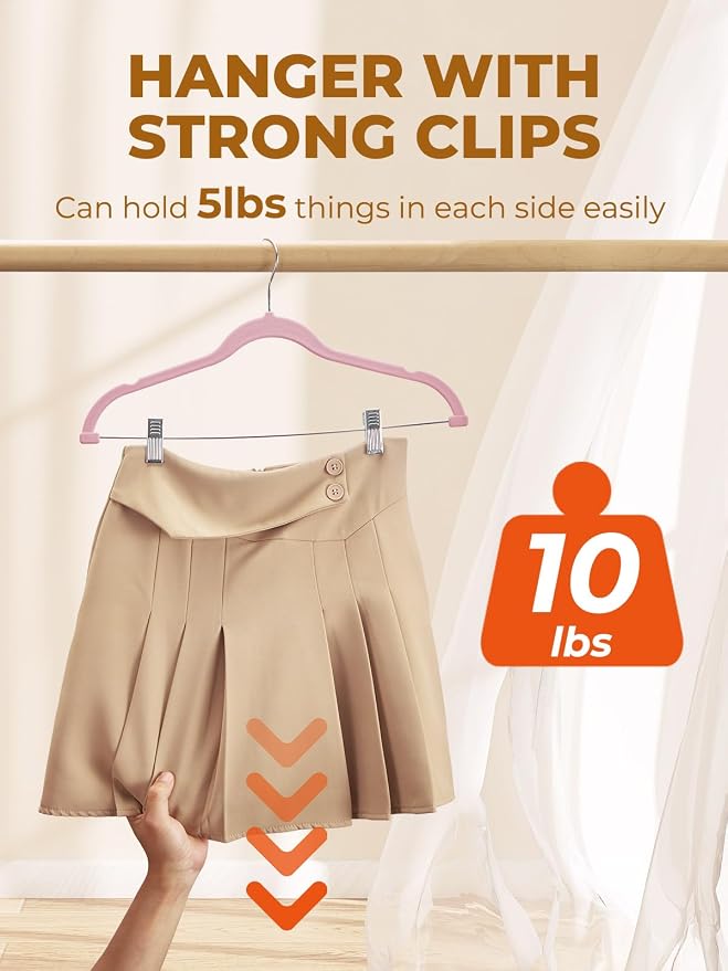 HOUSE DAY Velvet Skirt Hangers - Image 3