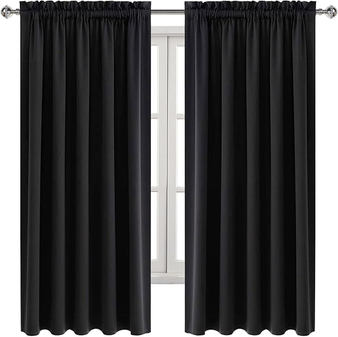 DWCN Blackout Curtains for Bedroom – Rod Pocket Thermal Insulated Noise - Image 8