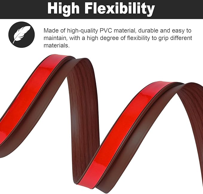 3.3Ft Carpet Floor Transition Strip, Self Adhesive Floor Edging Trim Strip - Image 5