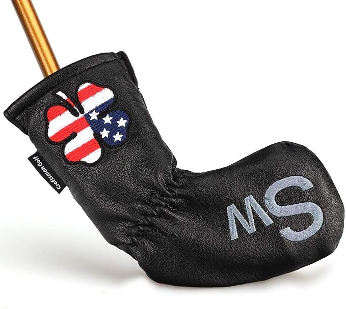 CRAFTSMAN GOLF 11pcs /Set USA US Flag Clover Leather Left Right Black White - Image 5