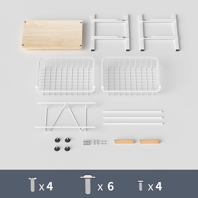3-Layer Kitchen Fruit Storage Basket Snack Rack, countertop Storage Rack