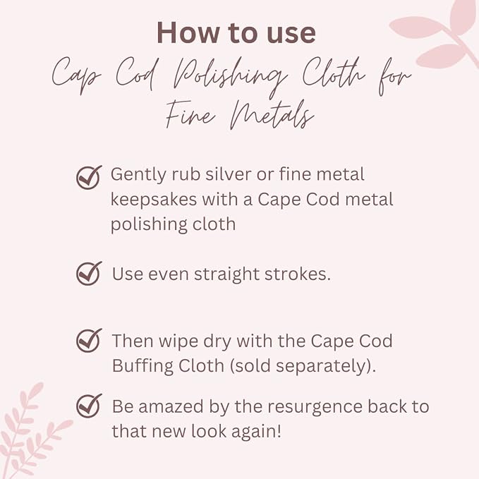 Cape Cod Polishing Cloths for Fine Metals | Jewelry Cleaner and Tarnish Remover - Image 3