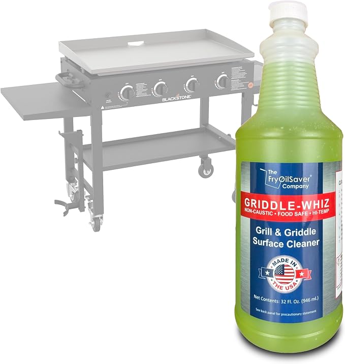 Griddle-Whiz Grill & Griddle Cleaner | Removes Grease, Food Residue, Burnt On by THEFRYOILSAVERCOMPANY